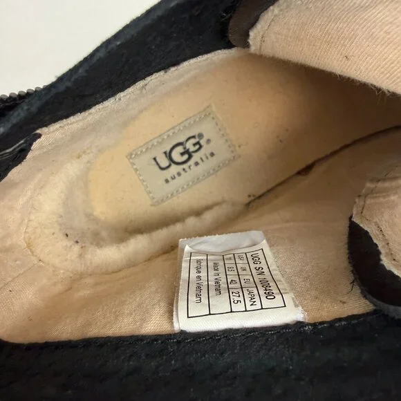 UGG Blaney Crystal High Top Leather Sneakers S/N 1008490 - Picture 9 of 12